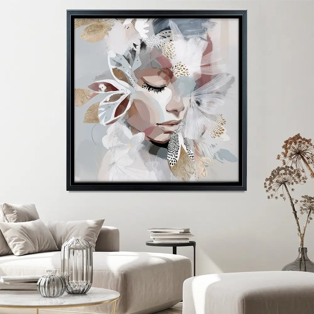 Evie Belle Square Canvas Print Evie Belle Square Canvas Print wall art product Bella Eve