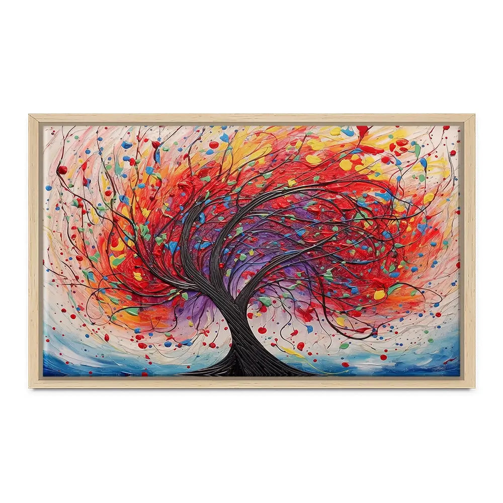 Expressionist Red Tree Canvas Print Expressionist Red Tree Canvas Print wall art product Lena Owens - Independent