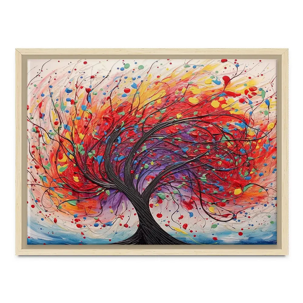 Expressionist Red Tree Canvas Print Expressionist Red Tree Canvas Print wall art product Lena Owens - Independent