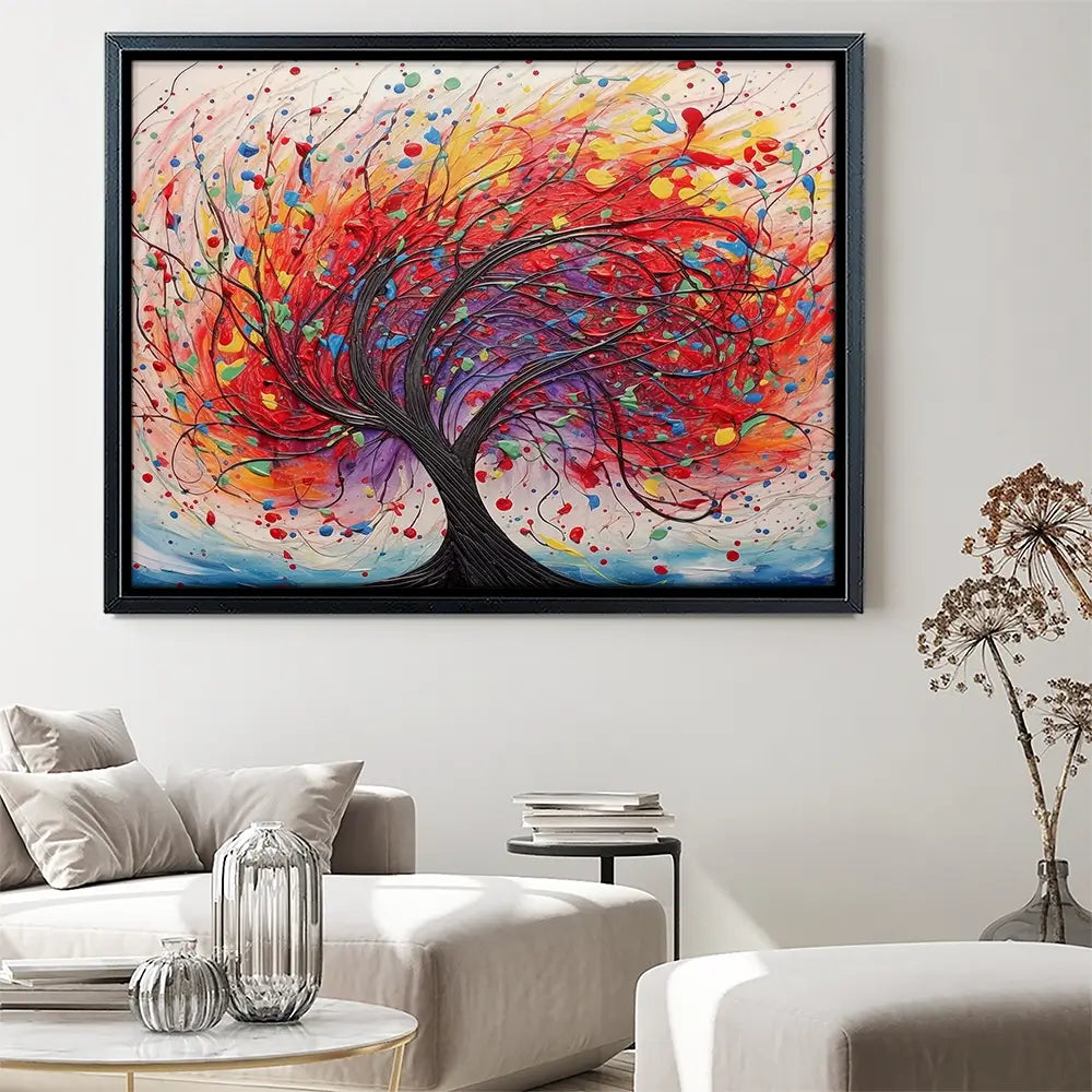 Expressionist Red Tree Canvas Print Expressionist Red Tree Canvas Print wall art product Lena Owens - Independent