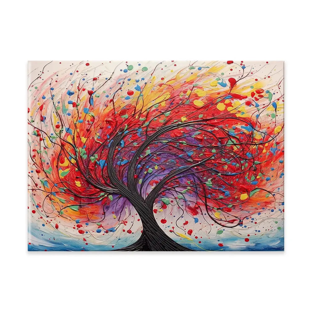 Expressionist Red Tree Canvas Print Expressionist Red Tree Canvas Print wall art product Lena Owens - Independent