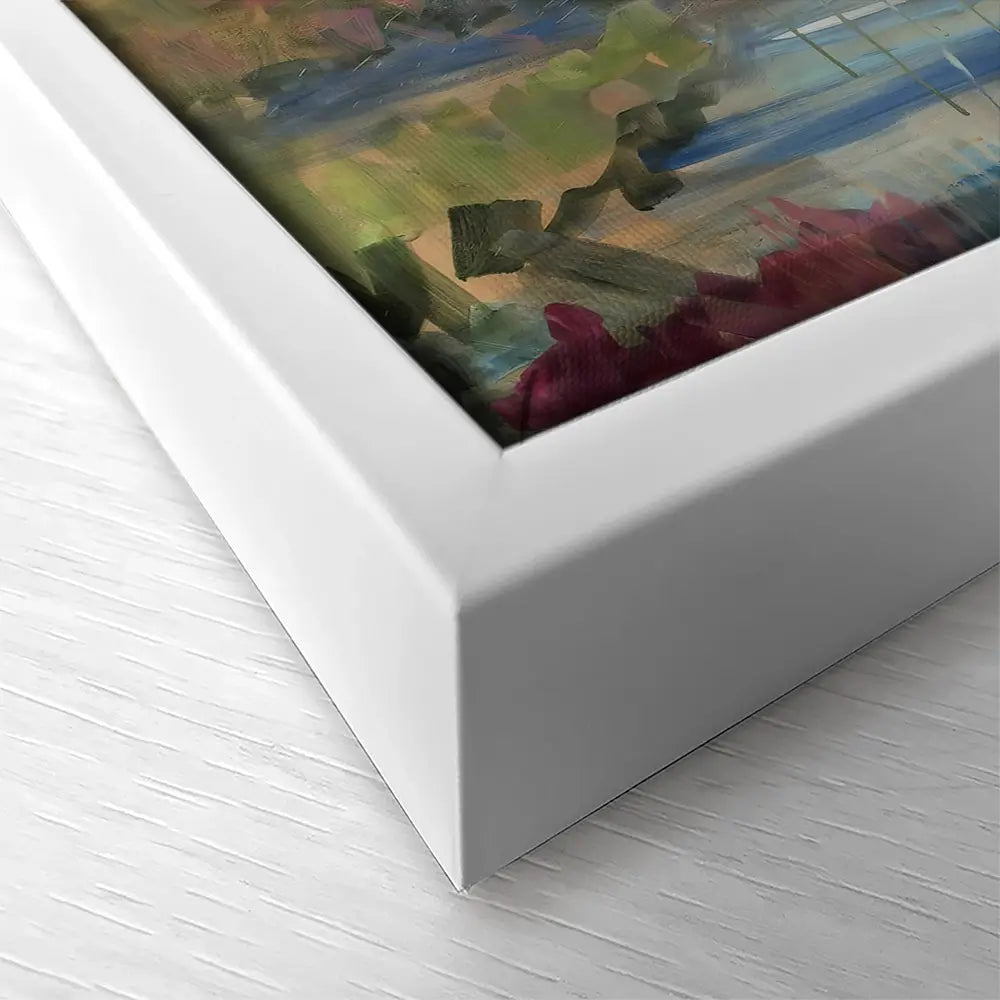 Expressionistic Marsh Square Canvas Print Expressionistic Marsh Square Canvas Print wall art product Tiffani Taylor - Independent
