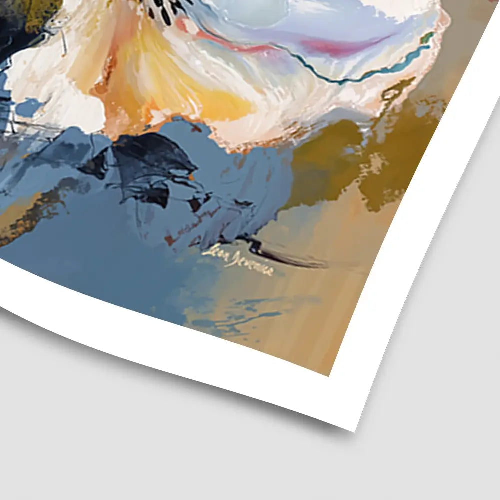 Expressive Abstract Floral Art Print Expressive Abstract Floral Art Print wall art product Leon Devenice