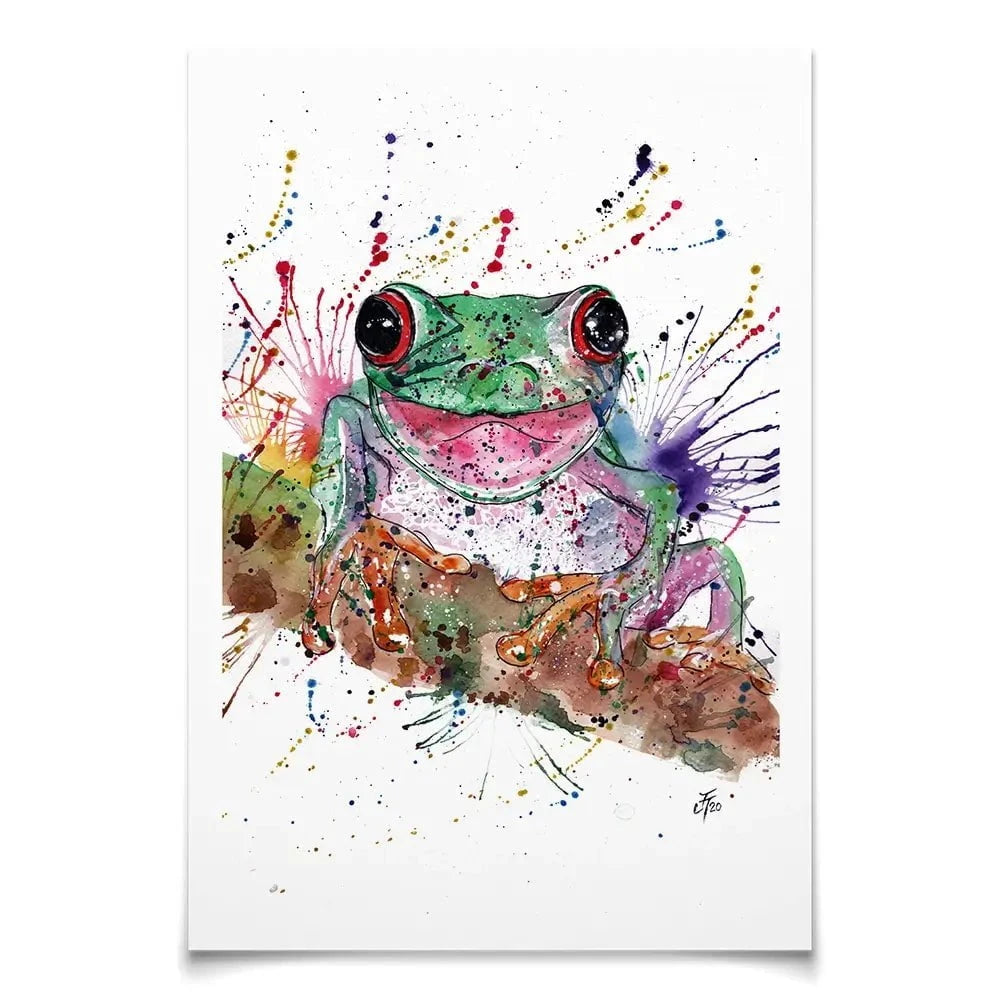 Fabulous Frog Art Print Fabulous Frog Art Print wall art product Jamie Taylor