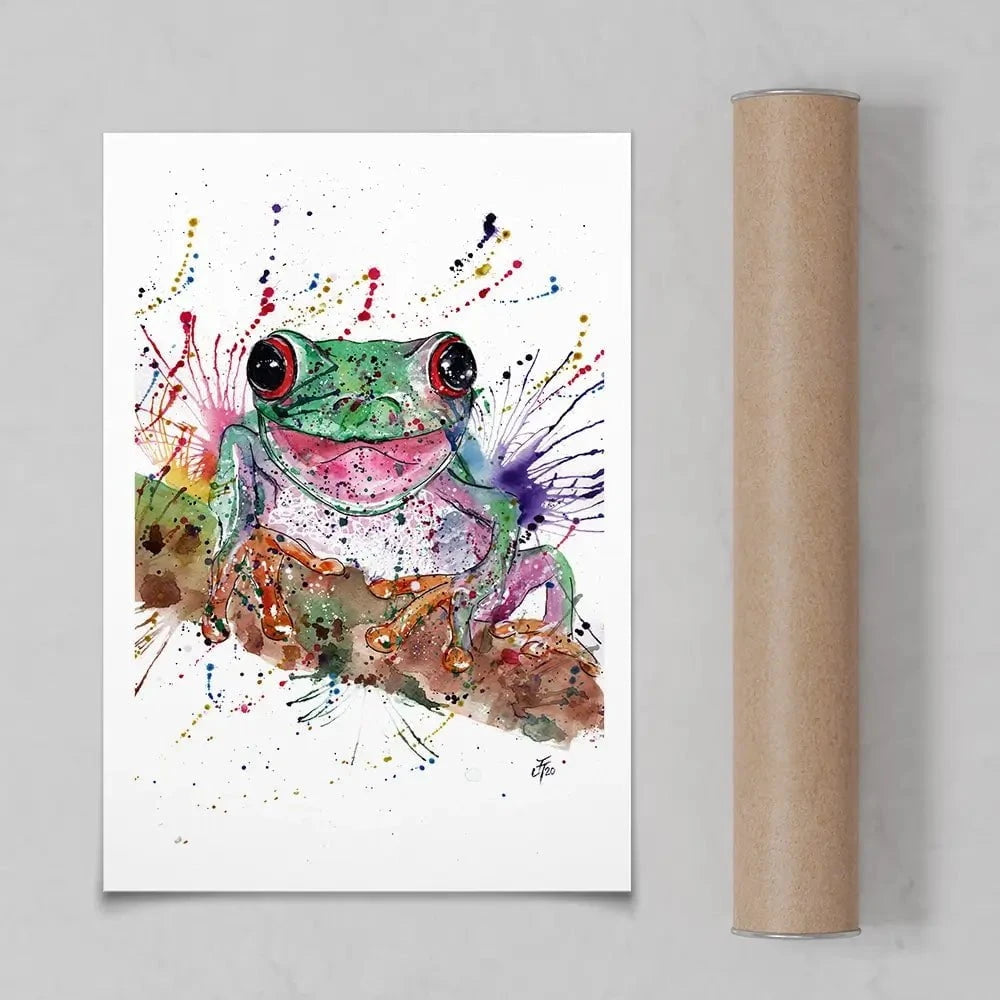 Fabulous Frog Art Print Fabulous Frog Art Print wall art product Jamie Taylor