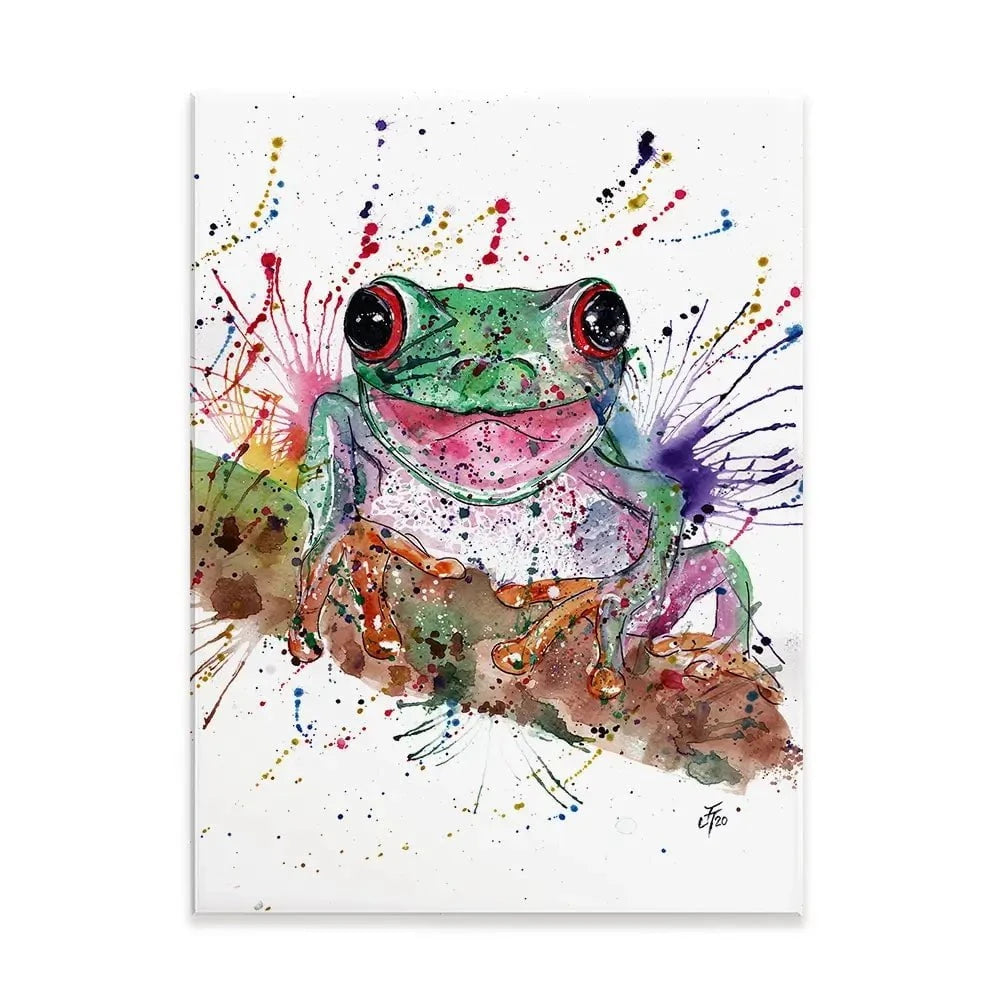 Fabulous Frog Canvas Print Fabulous Frog Canvas Print wall art product Jamie Taylor