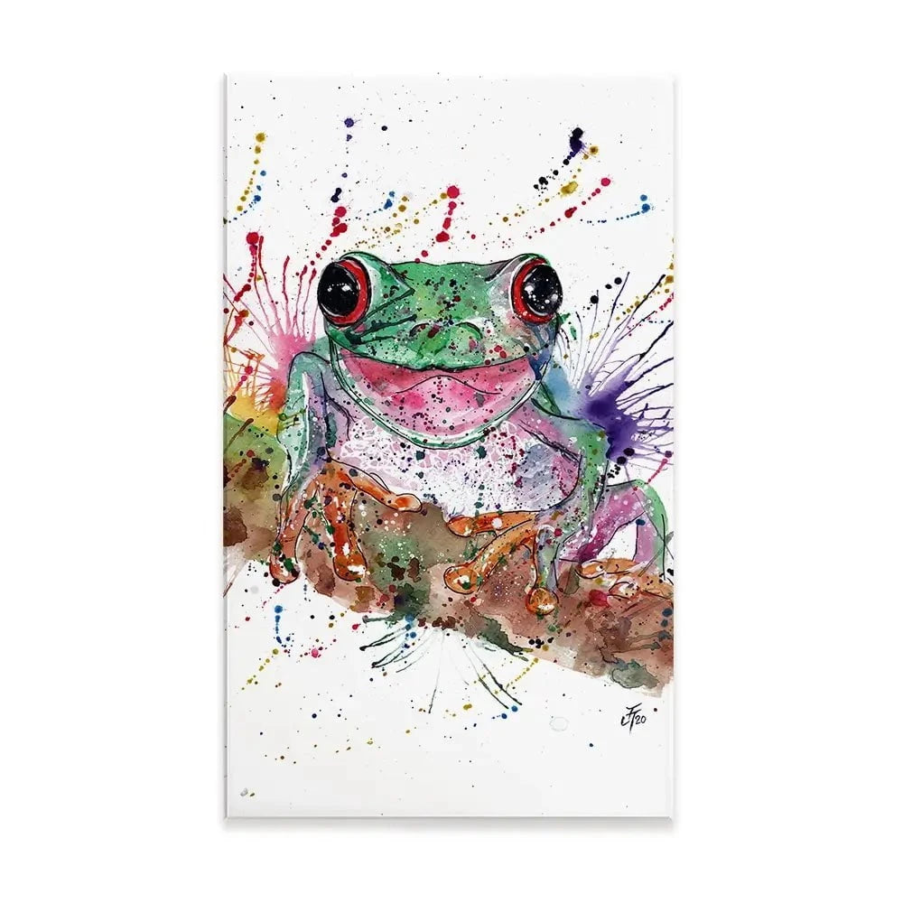 Fabulous Frog Canvas Print Fabulous Frog Canvas Print wall art product Jamie Taylor