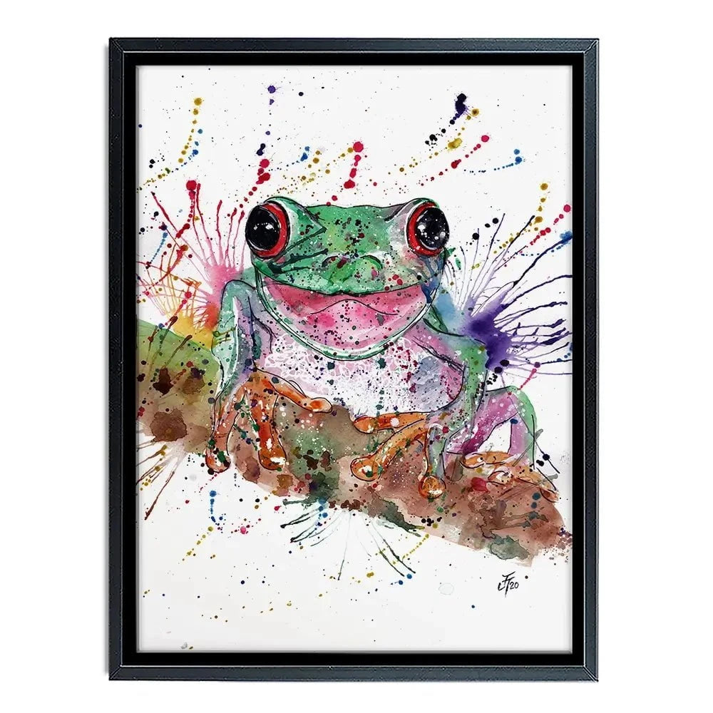 Fabulous Frog Canvas Print Fabulous Frog Canvas Print wall art product Jamie Taylor
