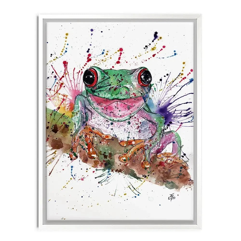 Fabulous Frog Canvas Print Fabulous Frog Canvas Print wall art product Jamie Taylor