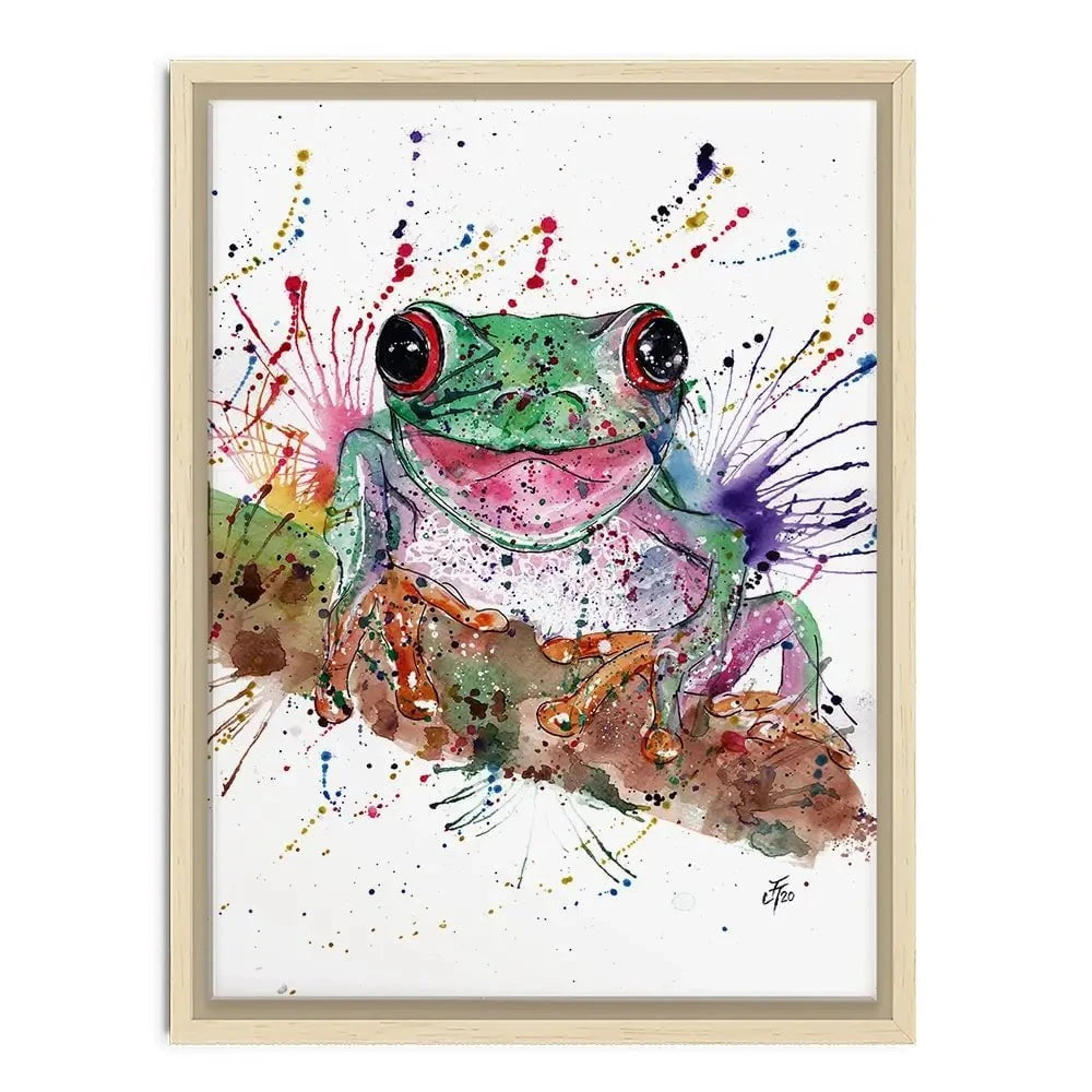 Fabulous Frog Canvas Print Fabulous Frog Canvas Print wall art product Jamie Taylor