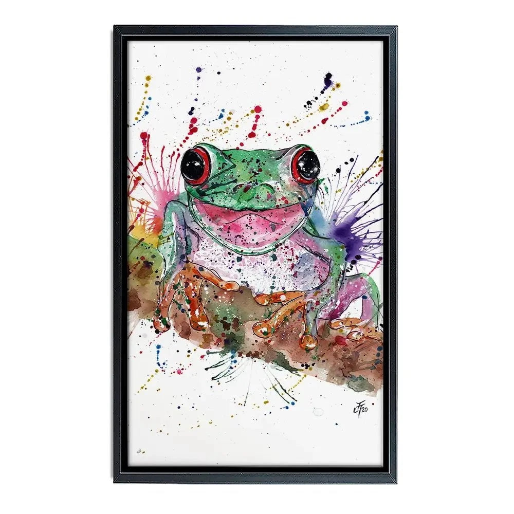 Fabulous Frog Canvas Print Fabulous Frog Canvas Print wall art product Jamie Taylor