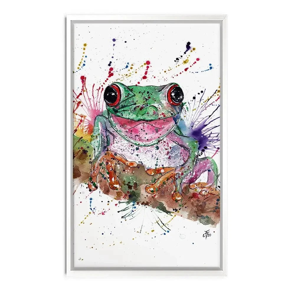 Fabulous Frog Canvas Print Fabulous Frog Canvas Print wall art product Jamie Taylor