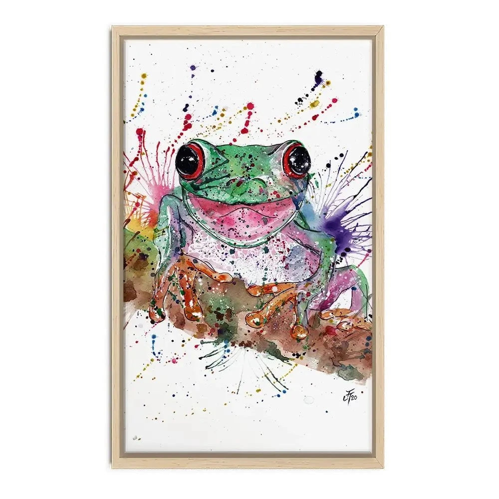 Fabulous Frog Canvas Print Fabulous Frog Canvas Print wall art product Jamie Taylor