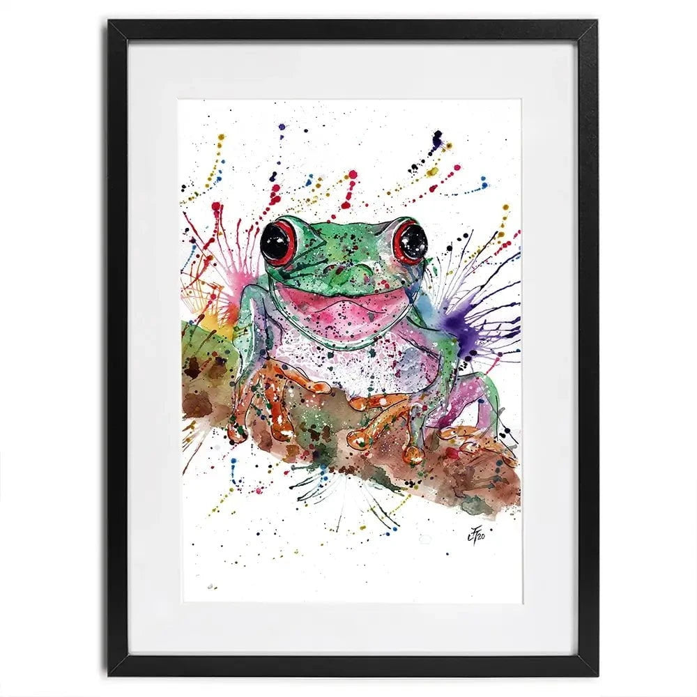 Fabulous Frog Framed Art Print Fabulous Frog Framed Art Print wall art product Jamie Taylor