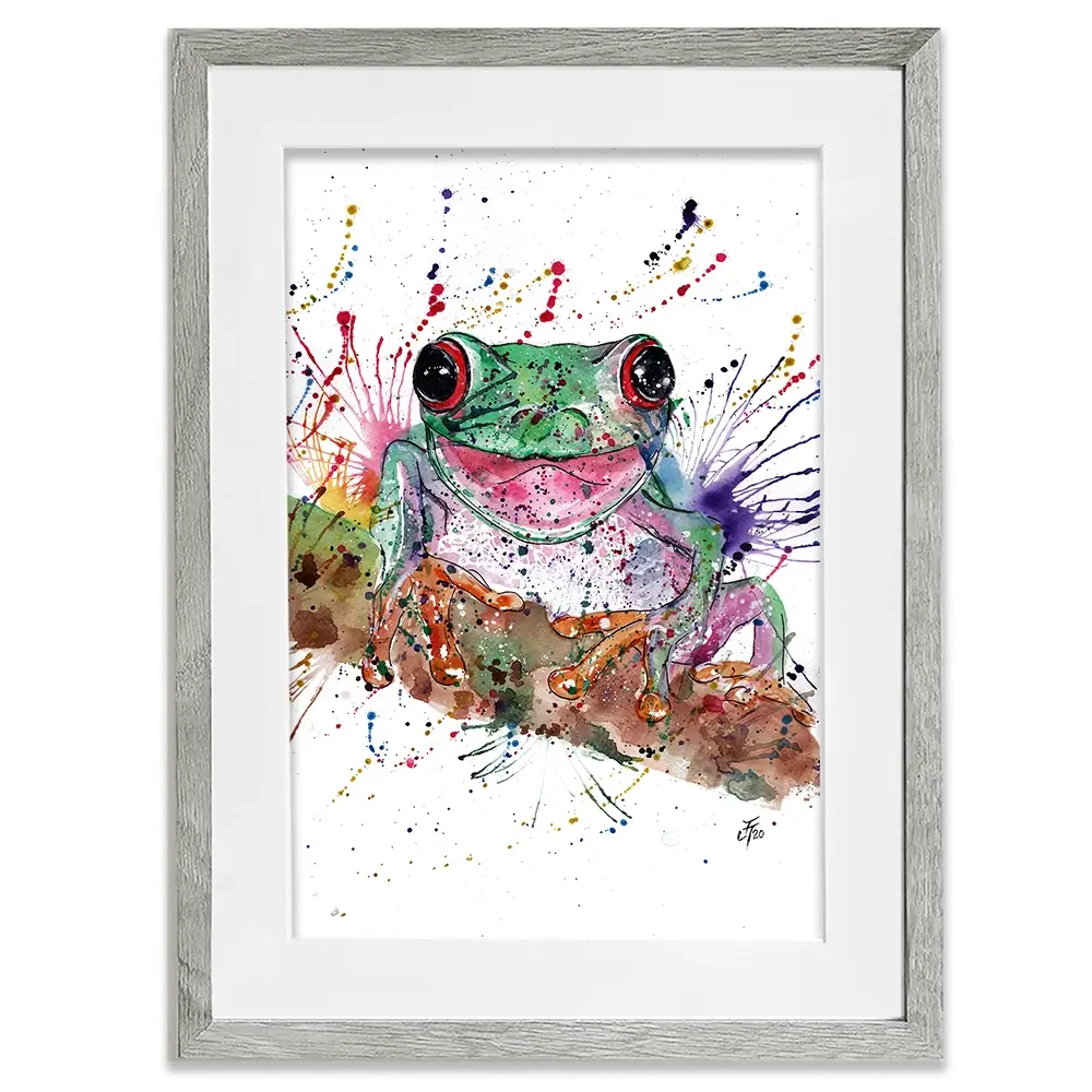 Fabulous Frog Framed Art Print Fabulous Frog Framed Art Print wall art product Jamie Taylor