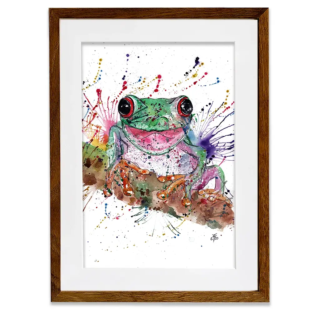 Fabulous Frog Framed Art Print Fabulous Frog Framed Art Print wall art product Jamie Taylor