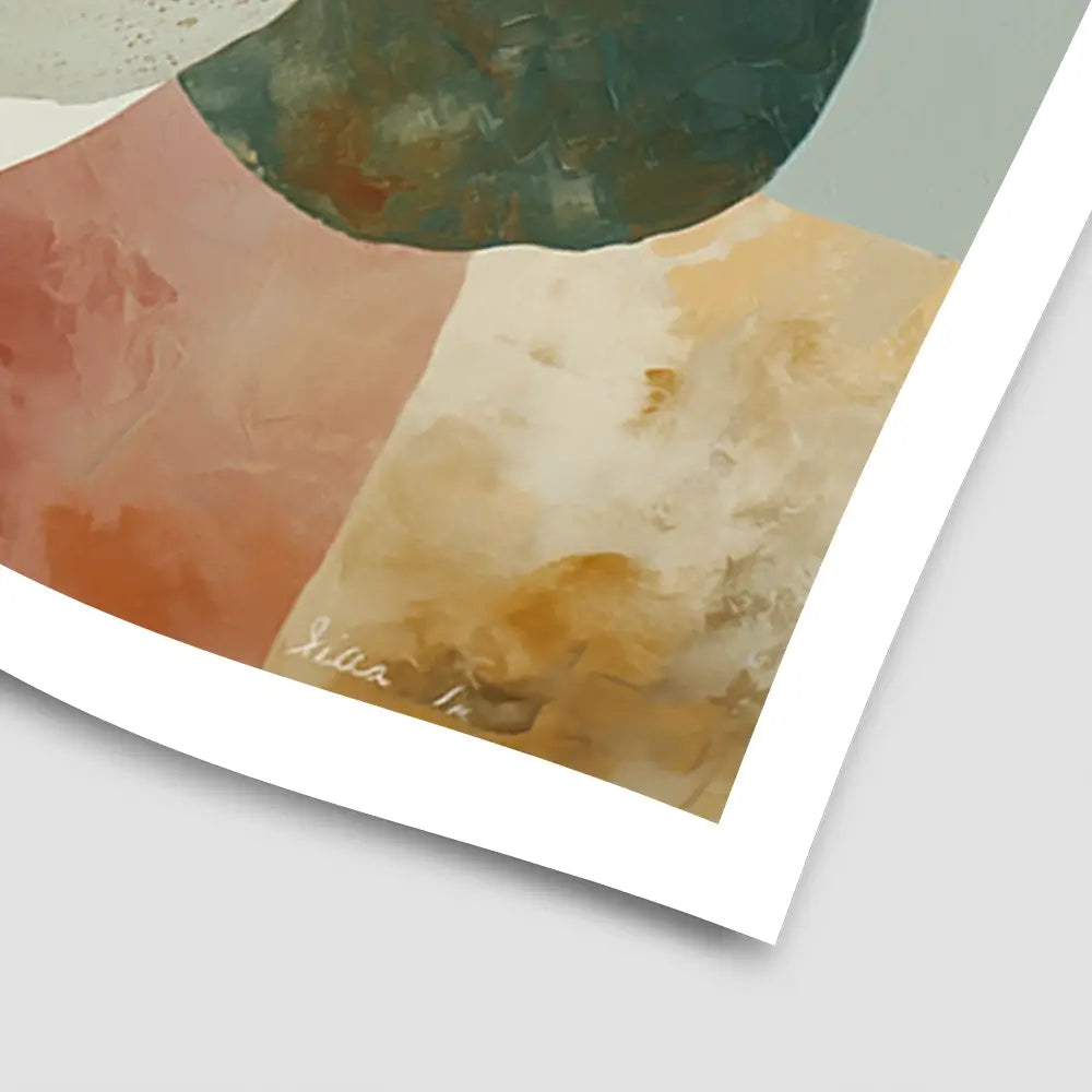 Face Of Shapes Art Print Face Of Shapes Art Print wall art product Chromatic Storm Studio