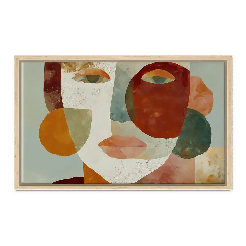 Face Of Shapes Canvas Print Face Of Shapes Canvas Print wall art product Chromatic Storm Studio