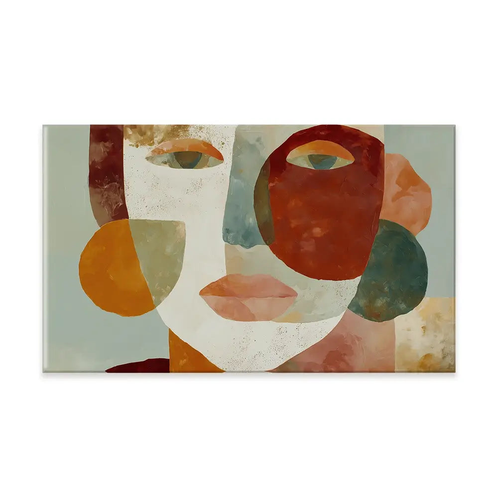 Face Of Shapes Canvas Print Face Of Shapes Canvas Print wall art product Chromatic Storm Studio