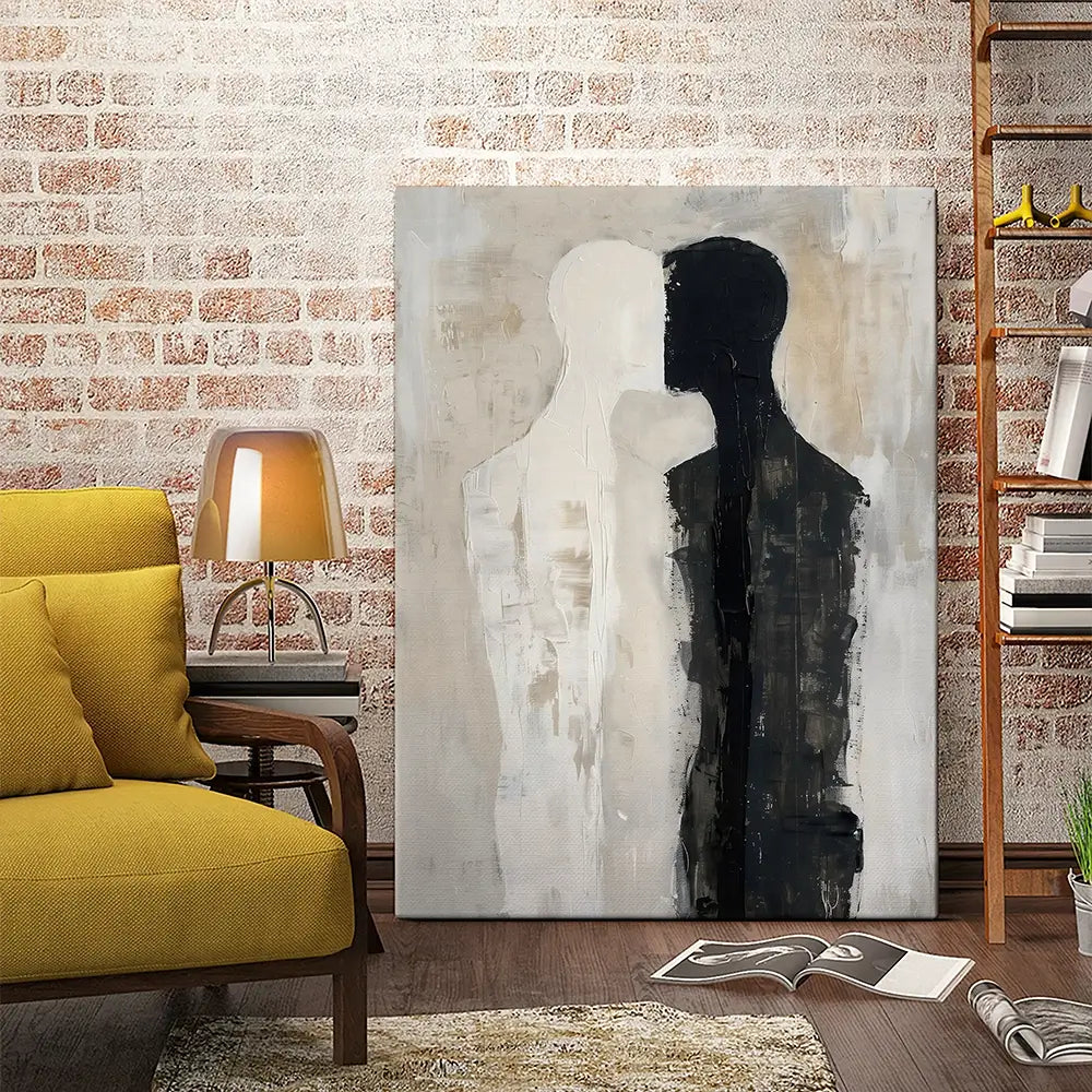 Face To Face Canvas Print Face To Face Canvas Print wall art product LSR Design Studio - Independent