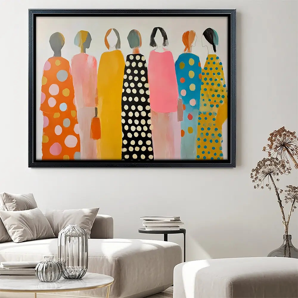 Faceless 2 Canvas Print Faceless 2 Canvas Print wall art product IAmHomeStudio