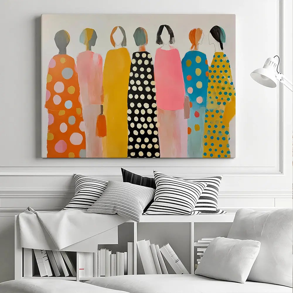Faceless 2 Canvas Print Faceless 2 Canvas Print wall art product IAmHomeStudio