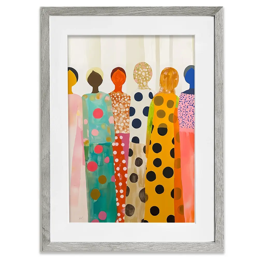 Faceless Framed Art Print Faceless Framed Art Print wall art product IAmHomeStudio