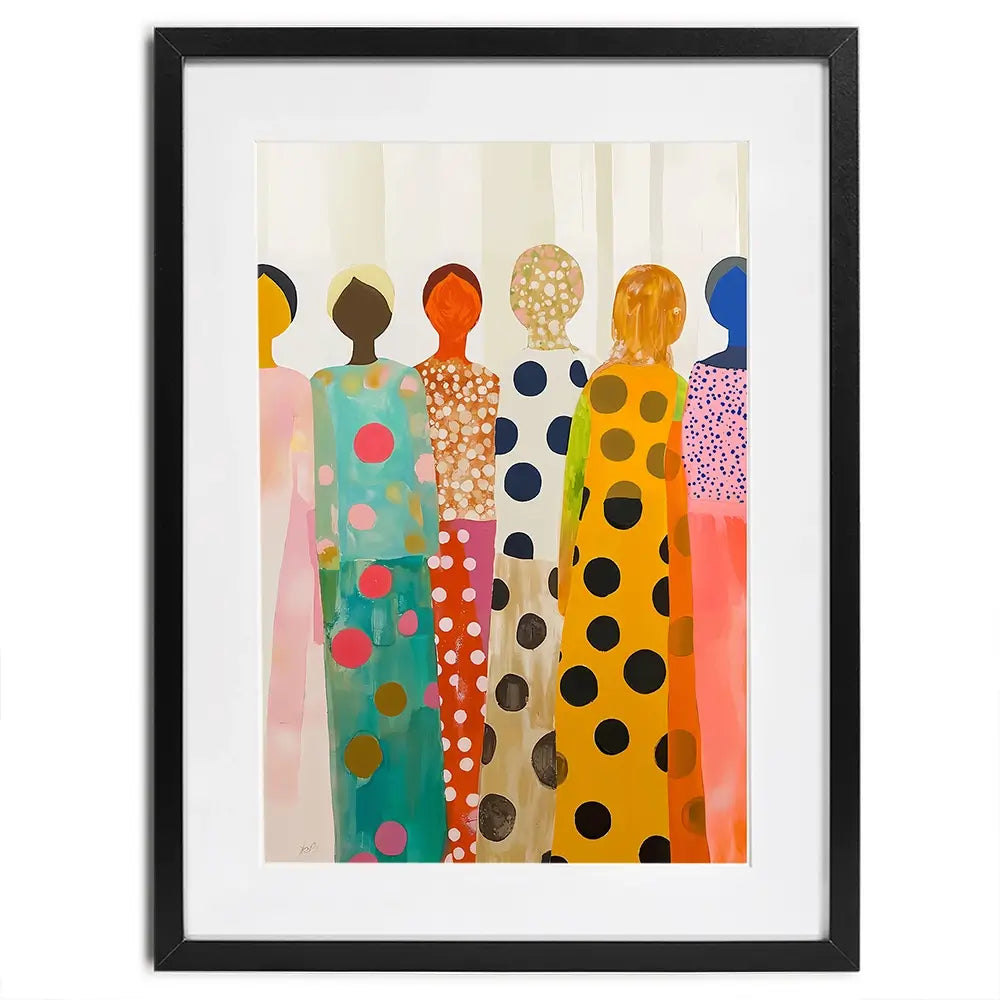 Faceless Framed Art Print Faceless Framed Art Print wall art product IAmHomeStudio