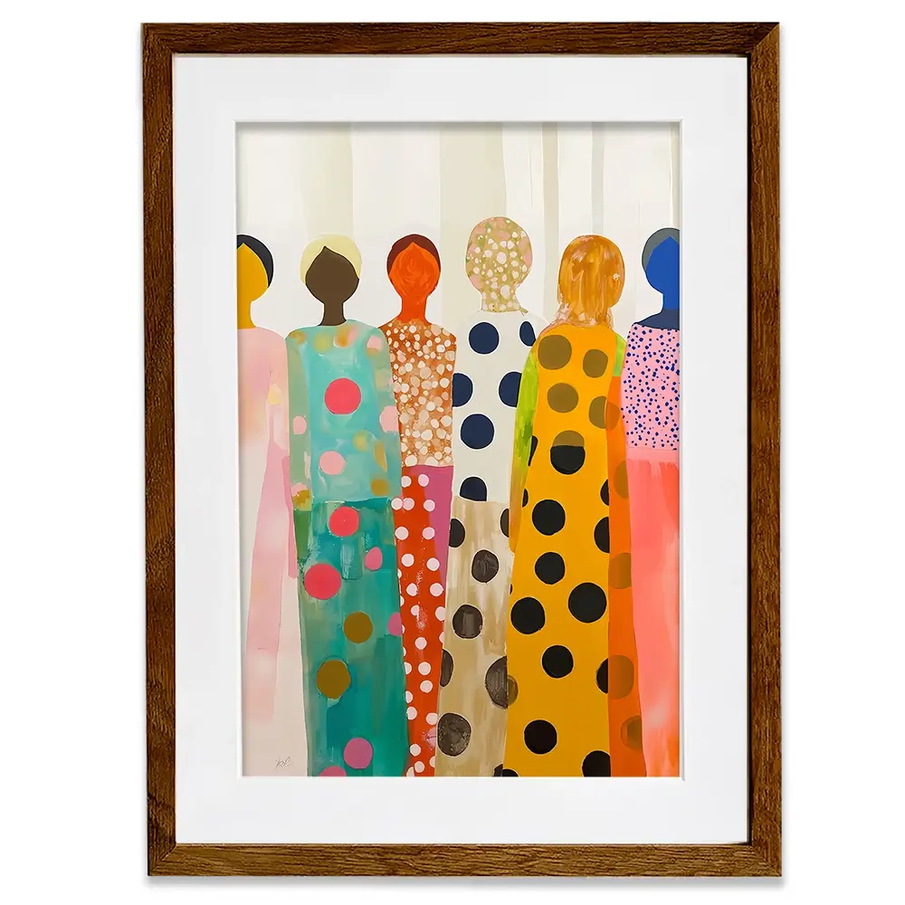 Faceless Framed Art Print Faceless Framed Art Print wall art product IAmHomeStudio