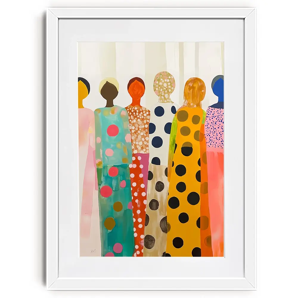 Faceless Framed Art Print Faceless Framed Art Print wall art product IAmHomeStudio