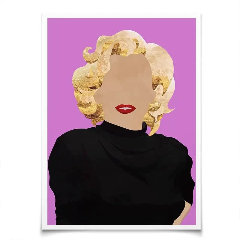 Faceless Marilyn Monroe Art Print Faceless Marilyn Monroe Art Print wall art product Sarah Manovski