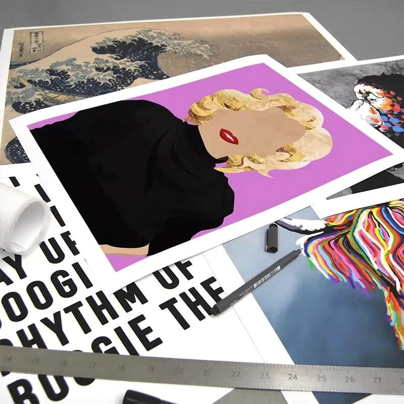 Faceless Marilyn Monroe Art Print Faceless Marilyn Monroe Art Print wall art product Sarah Manovski