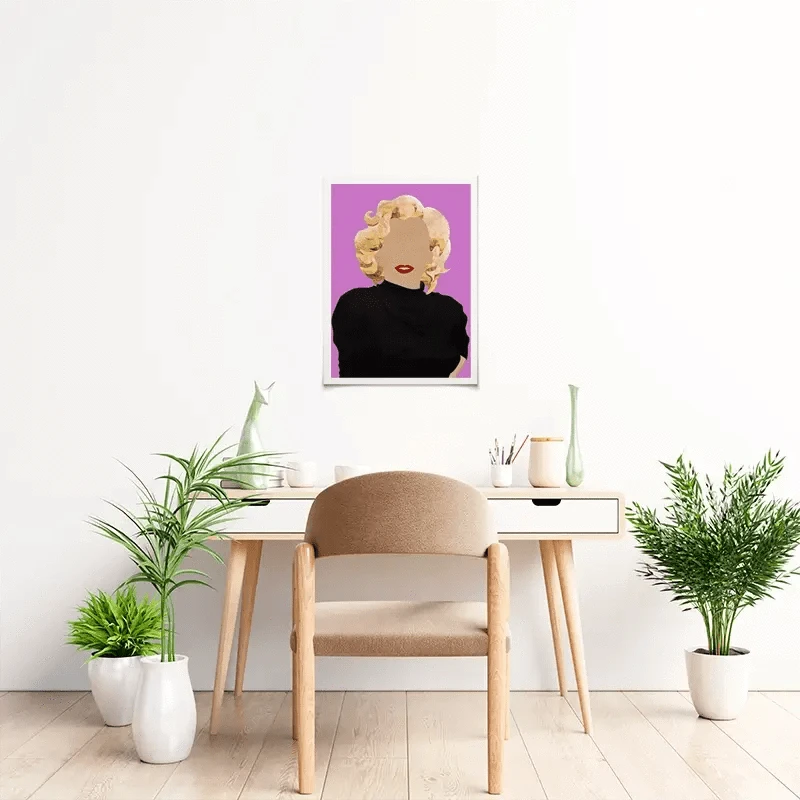 Faceless Marilyn Monroe Art Print Faceless Marilyn Monroe Art Print wall art product Sarah Manovski