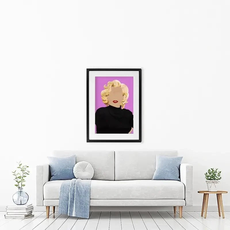Faceless Marilyn Monroe Framed Art Print Faceless Marilyn Monroe Framed Art Print wall art product Sarah Manovski