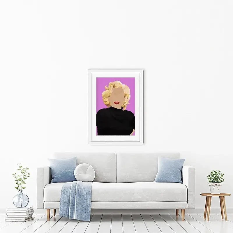 Faceless Marilyn Monroe Framed Art Print Faceless Marilyn Monroe Framed Art Print wall art product Sarah Manovski