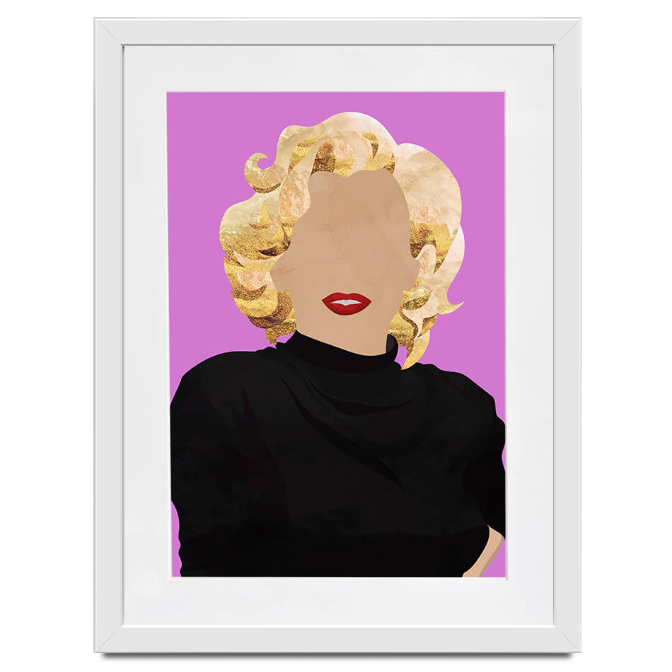 Faceless Marilyn Monroe Framed Art Print Faceless Marilyn Monroe Framed Art Print wall art product Sarah Manovski