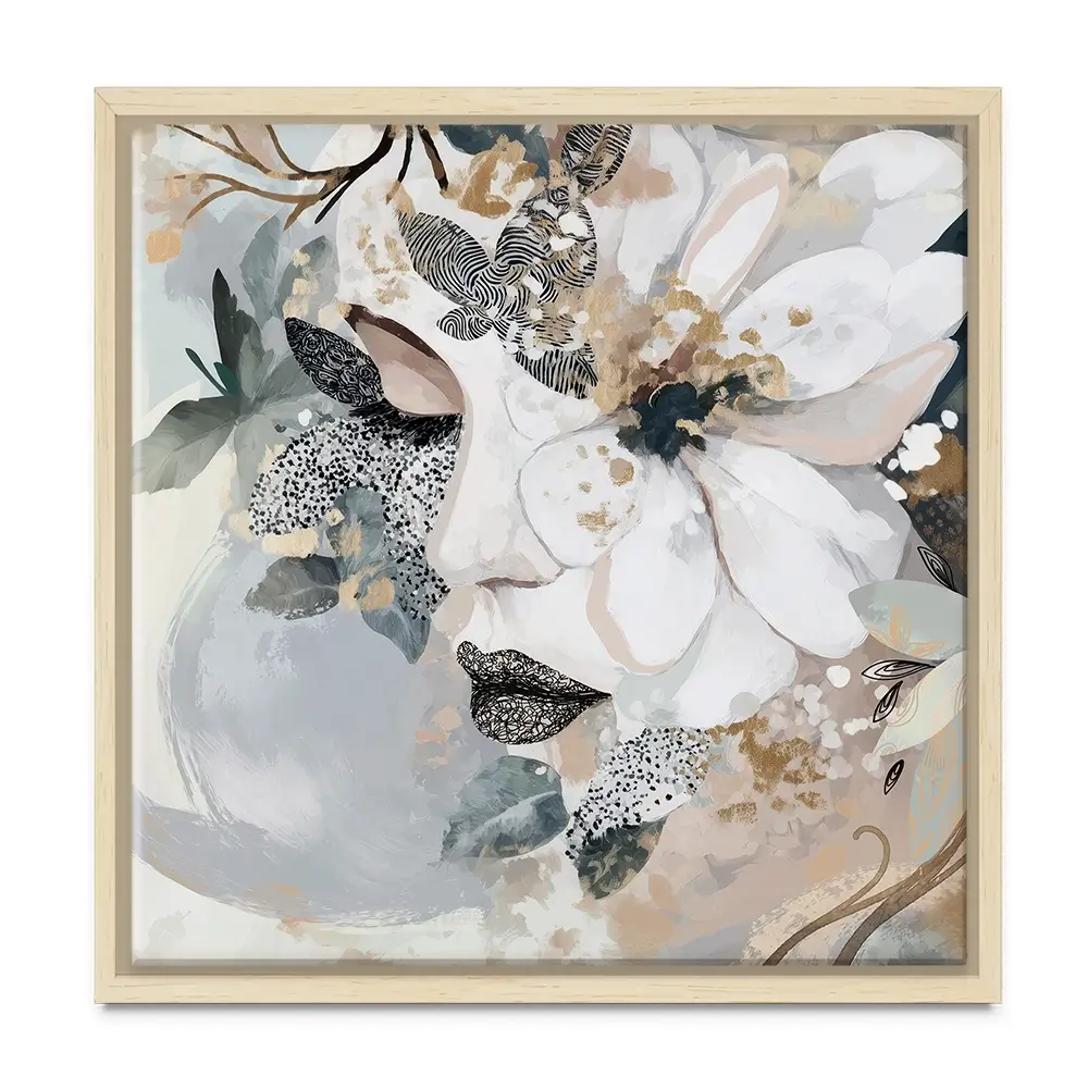 Fae Square Canvas Print Fae Square Canvas Print wall art product Bella Eve