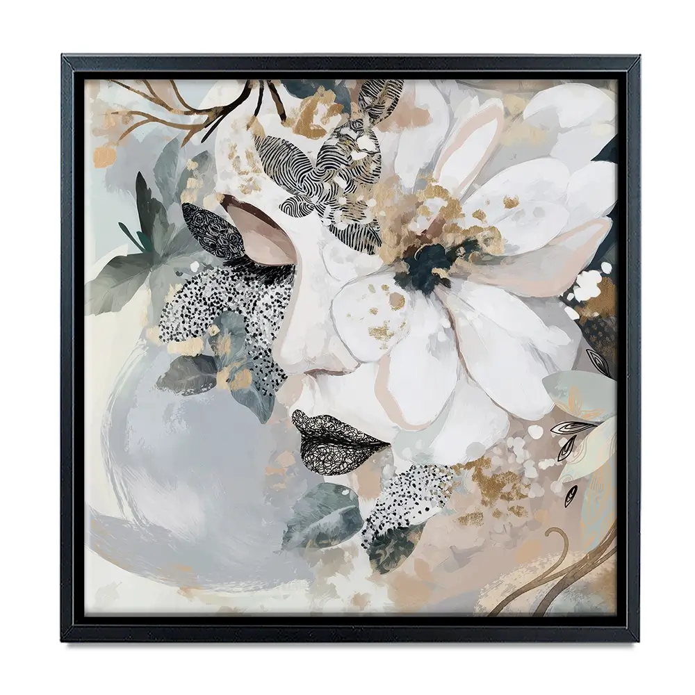 Fae Square Canvas Print Fae Square Canvas Print wall art product Bella Eve
