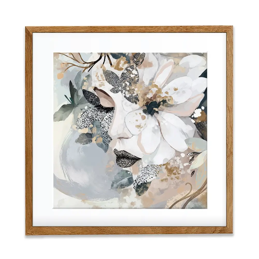 Fae Square Framed Art Print Fae Square Framed Art Print wall art product Bella Eve