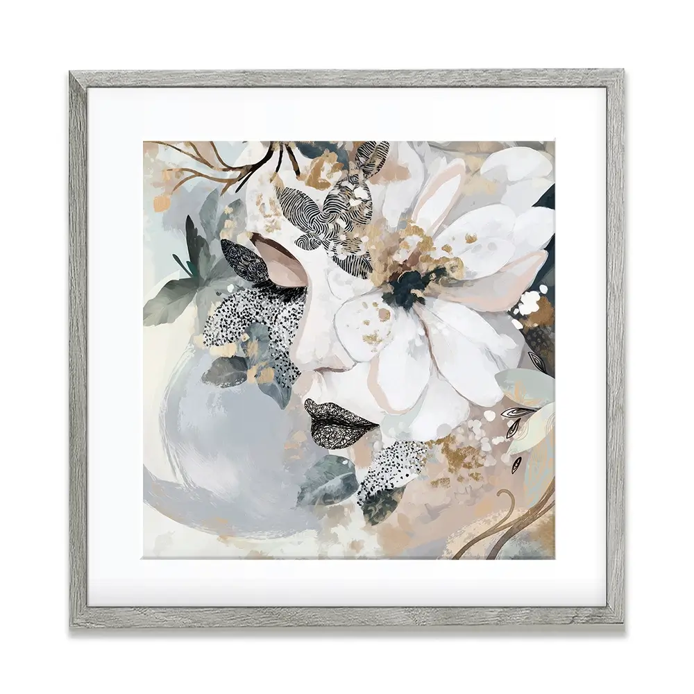 Fae Square Framed Art Print Fae Square Framed Art Print wall art product Bella Eve