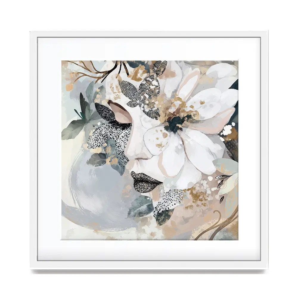 Fae Square Framed Art Print Fae Square Framed Art Print wall art product Bella Eve