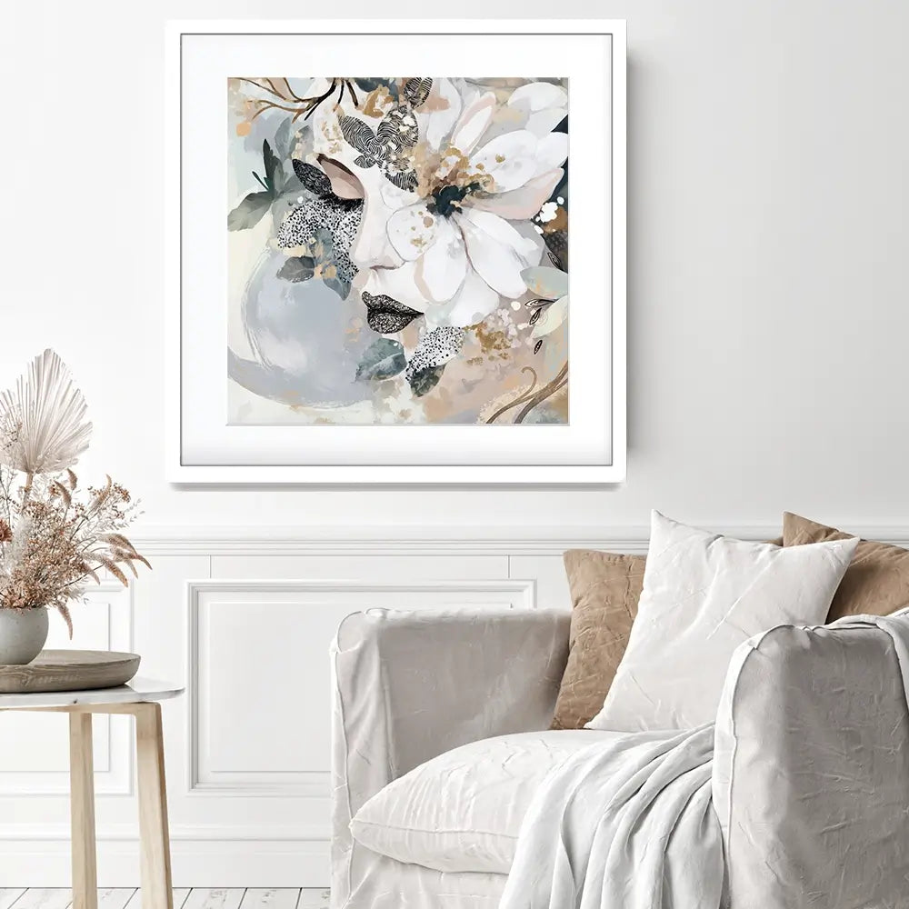 Fae Square Framed Art Print Fae Square Framed Art Print wall art product Bella Eve