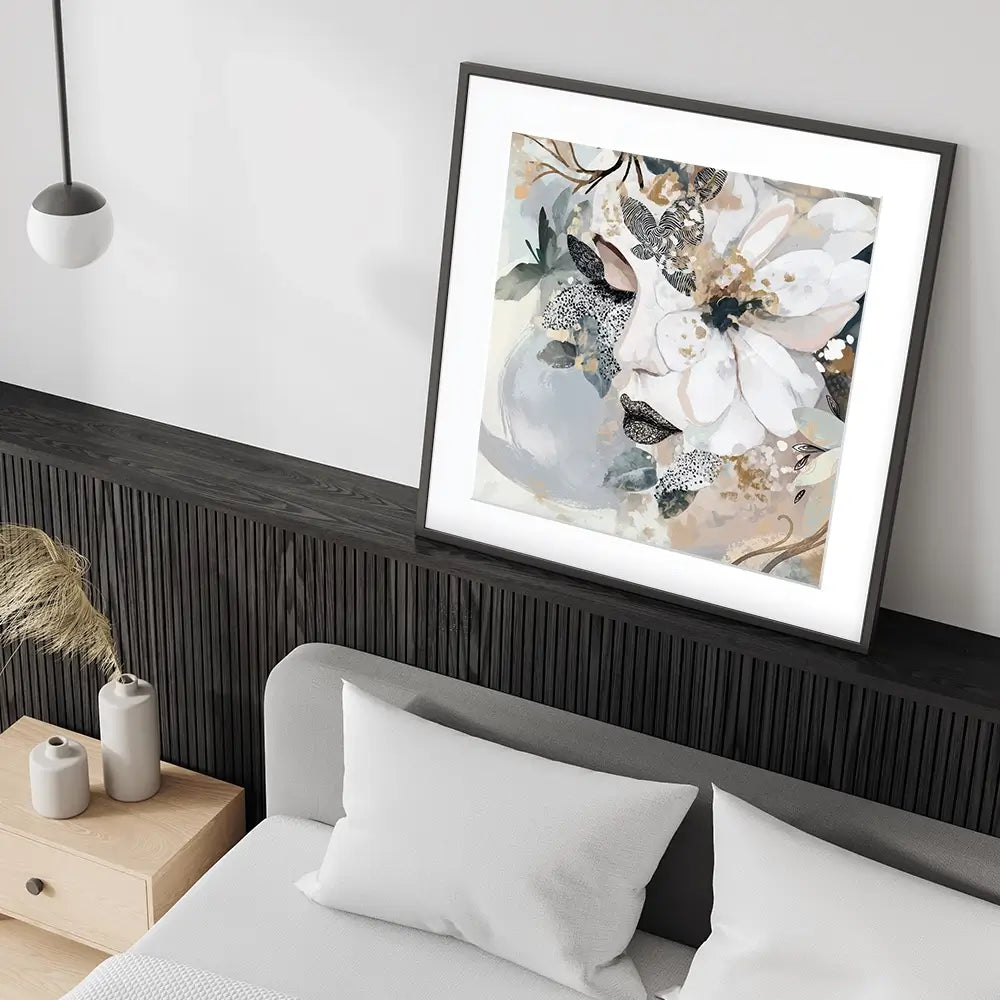 Fae Square Framed Art Print Fae Square Framed Art Print wall art product Bella Eve