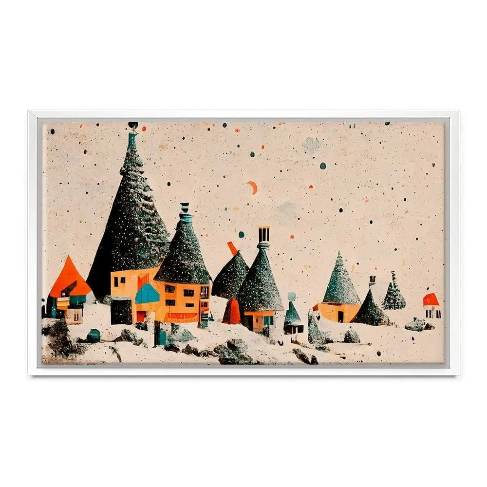 Fairy Village Canvas Print Fairy Village Canvas Print wall art product Treechild