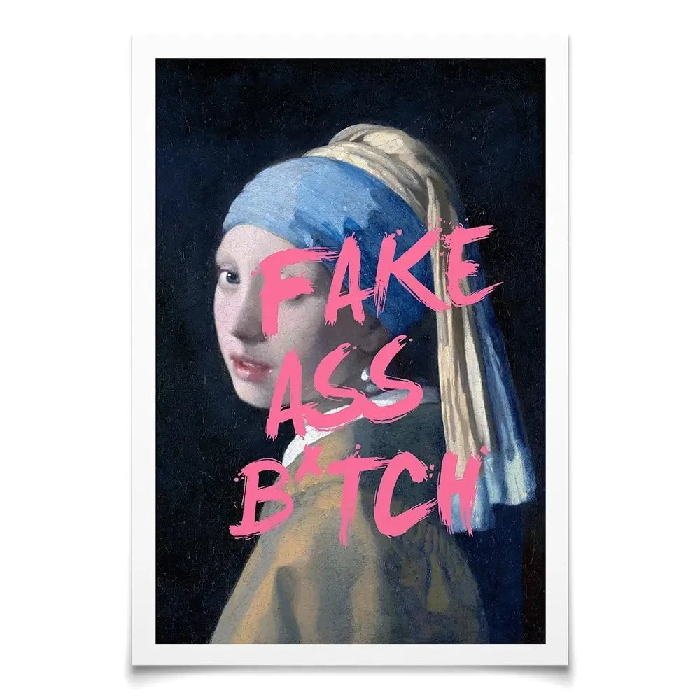 Fake Ass Art Print Fake Ass Art Print wall art product Art Print Shop
