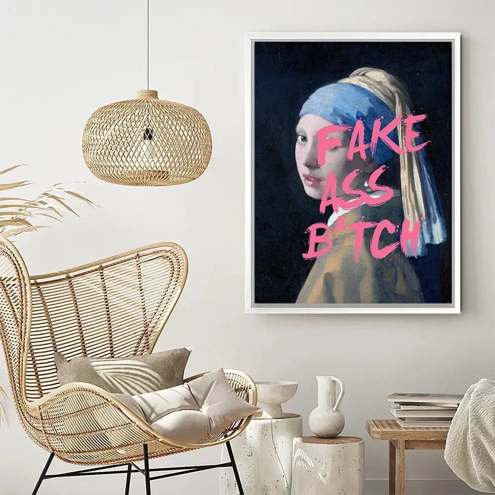 Fake Ass Canvas Print Fake Ass Canvas Print wall art product Art Print Shop
