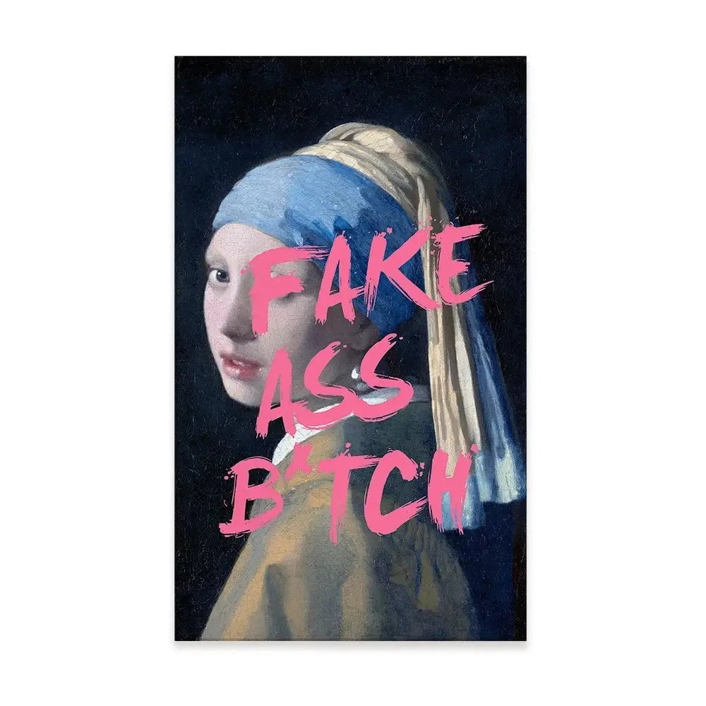 Fake Ass Canvas Print Fake Ass Canvas Print wall art product Art Print Shop