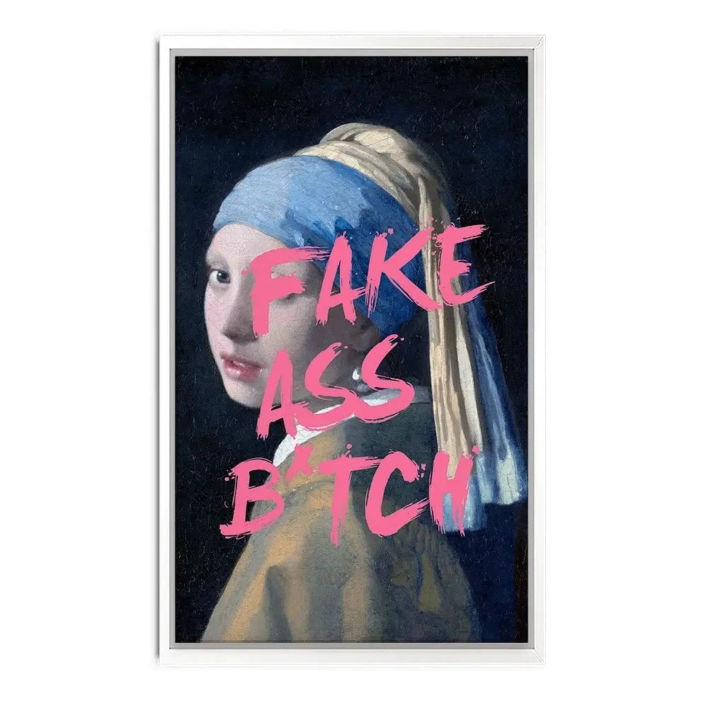 Fake Ass Canvas Print Fake Ass Canvas Print wall art product Art Print Shop