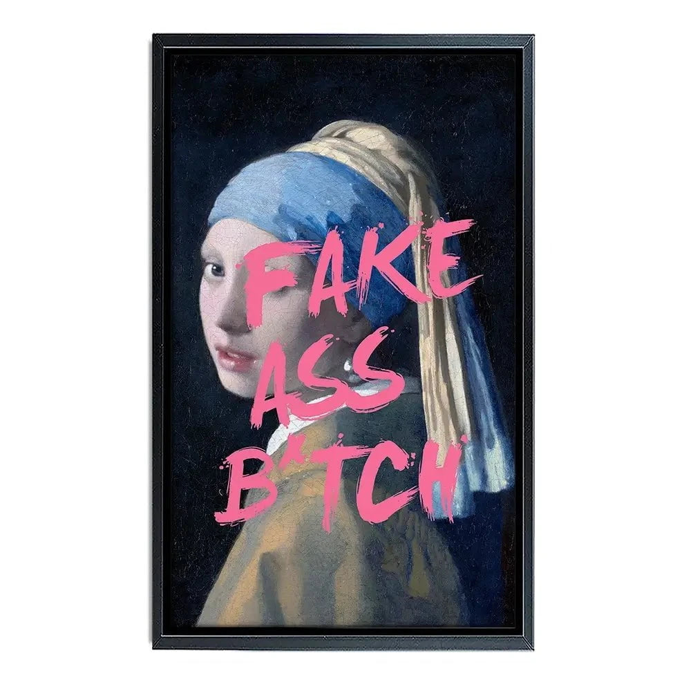 Fake Ass Canvas Print Fake Ass Canvas Print wall art product Art Print Shop