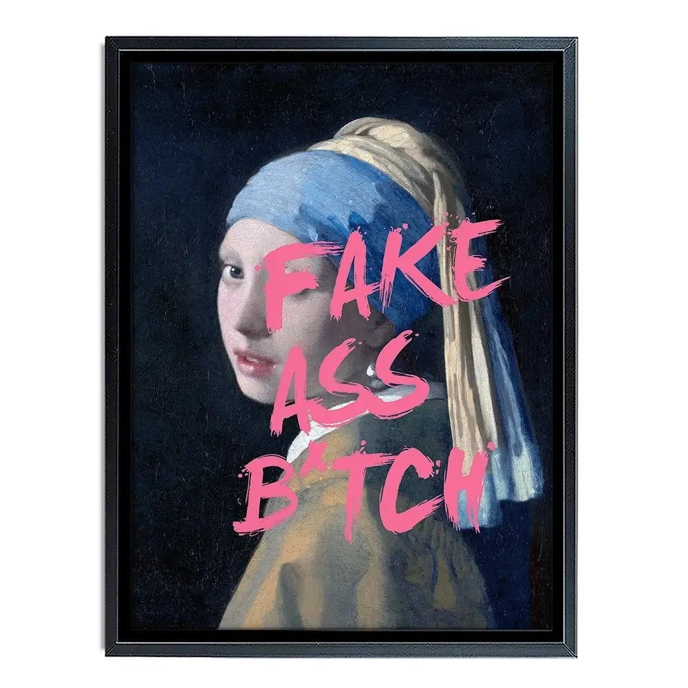 Fake Ass Canvas Print Fake Ass Canvas Print wall art product Art Print Shop